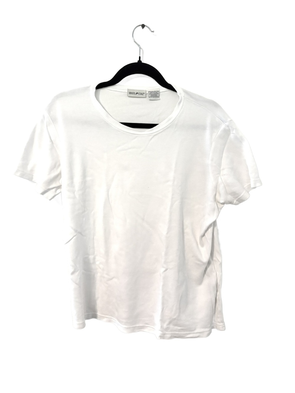 White Stag Men's White Short Sleeve Crewneck Tee